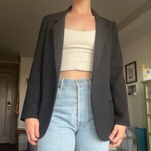 Tailored black blazer